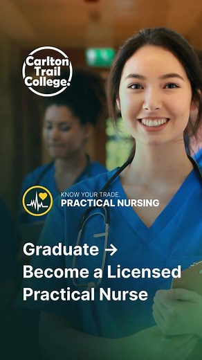 Become a licensed practical nurse in Saskatchewan. Get your diploma with Carlton Trail College - Apply by April 30, 2026 to start March 2027 in Watrous. | Carlton Trail College | Facebook
