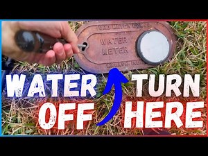 How To Turn Off Water To House Without Key Fast!