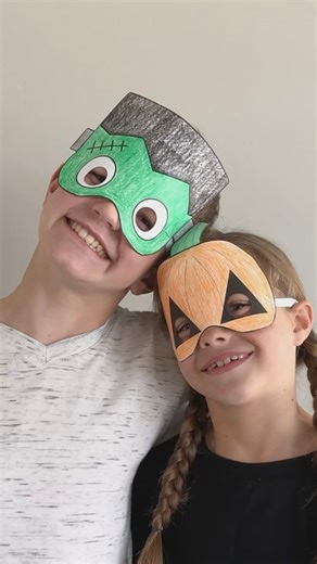 8.2K views · 24 reactions | If you need an easy craft for a classroom Halloween party, I've got you covered! Kids love making these Halloween masks - all you have to do is print them out, then let them color them in and cut them out. Grab all four designs from my blog! | It's Always Autumn | Facebook