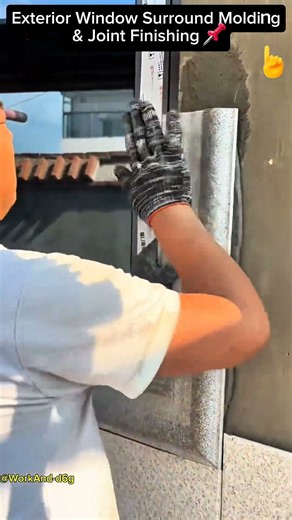 Exterior Window Surround Molding & Joint Finishing