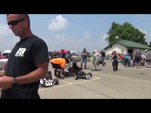 2025 VKA Delmar | Yamaha Light & Heavy Vintage Kart Race #1
