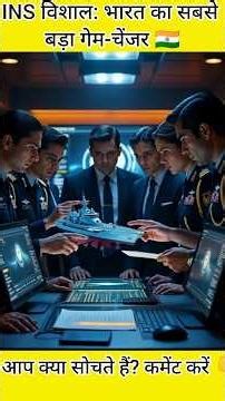 INS Vishal Explained: India का सबसे Powerful Aircraft Carrier Plan #shorts #facts