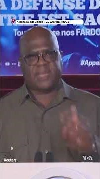 Le président Félix Tshisekedi appelle à la résilience et promet de réagir