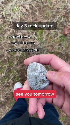 guy kicking rock on TikTok