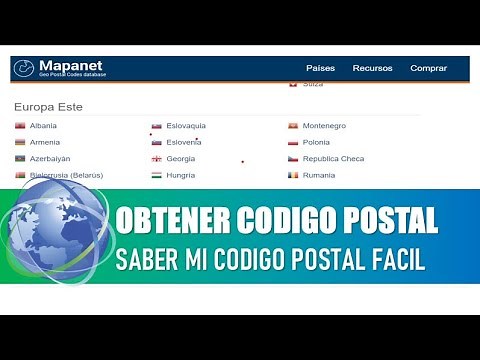 CODIGO postal de tu pais NUEVO MÉTODO FUNCIONAL | ZIP CODE