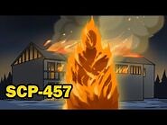 SCP-457 The Burning Man (SCP Animation)
