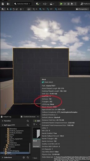 Unreal Engine 5 Mesh Optimization: Reduce Triangles for Better Performance (Beginner Tutorial)