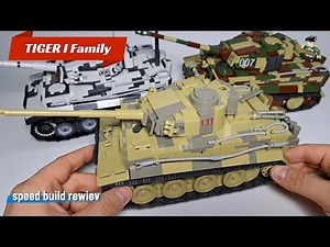 PANZER VI TIGER I no131-Comparison with other Tiger - Cobi 2588 (speed build rewiev)