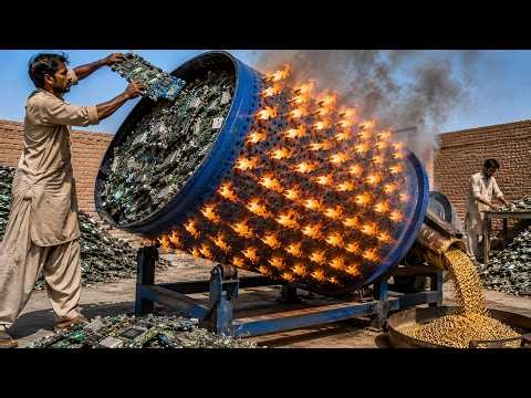 Revealing The SPECIAL TECHNIQUE Of A Pakistani Man To EXTRACT GOLD From Used Motherboard Waste