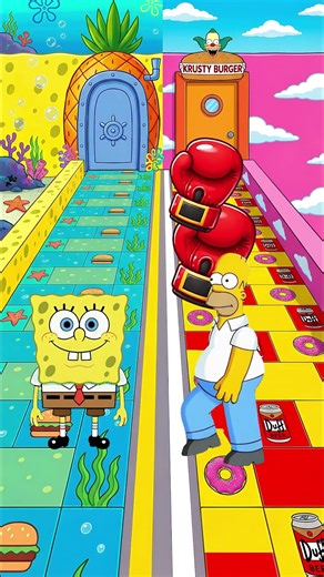 SpongeBob x Homer Simpson