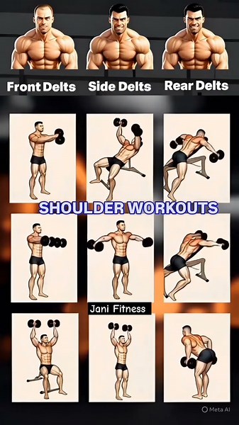 best shoulder exercises | shoulder workout at gym | shoulder workout with dumbbells #shoulder