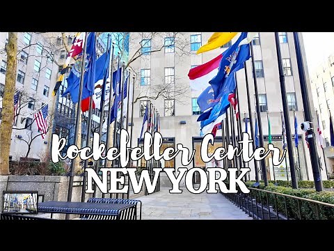 📍🇺🇸 4K ROCKEFELLER CENTER Walking Tour | NEW YORK CITY I 2025