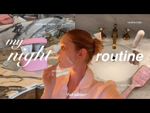 Night Routine Cosy 🌙 ⋆˙⟡ ⎢ soirée d'automne, motivation & self care
