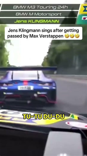 Max Verstappen made Jens Klingmann sing at Nurburgring