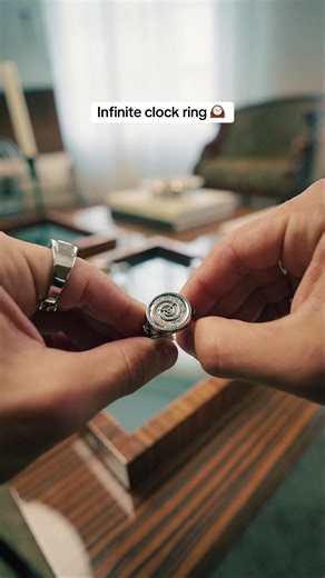 The infinite clock ring and pendant are live now!