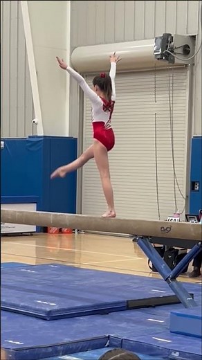 Xcel Silver Beam Routine | January 2026 | Score: 9.550