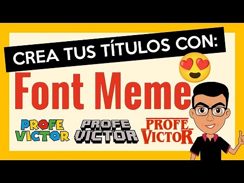 CREA increíbles 🤯 logos o títulos con FONTMEME | Al estilo de tus películas 📺 o videojuegos 🎮 🤩