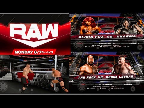 WWE 2K13 WII Universe Mode Raw Full Highlights Gameplay WWE 2k13 Part #1