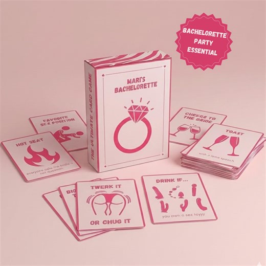 Bachelorette Party Card Games Personalized Printable Bachelorette Gifts Hen Party Editable Bridesmaid Gifts - Etsy