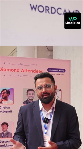 Hindustani Modi at WordCamp Surat 2025 #wordpress
