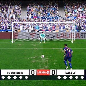 387K views · 857 reactions | Barcelona vs Elche Penalty Shootout | The Mallu Gamers | Facebook
