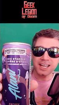 ALANI NU COSMIC STARDUST Energy Drink Taste Test Strawberry-flavored Soda #energydrink