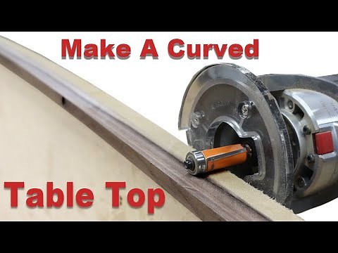How To Make a Curved Table Top
