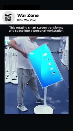 This Rotating Smart Screen Turns ANY Space Into Your Personal Workstation!