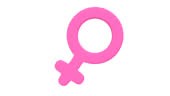 Female sign rotate rotate animation. Seamless Looping HD Video Clip....