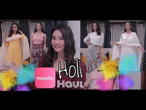 Holi special haul with Meesho