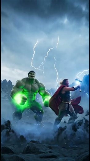 Hulk vs Thor: Full Power God of Thunder Unleashed