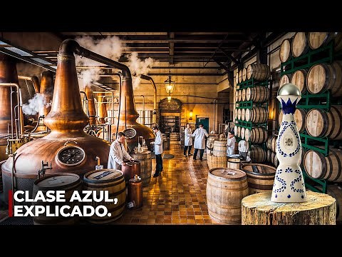 HOW BLUE CLASS TEQUILA IS MADE 🇲🇽 | Factory Process 🏭