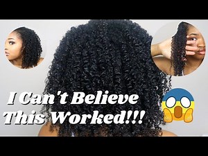 I FOUND THE PERFECT WASH & GO HACK FOR TYPE 4 HAIR!!!!