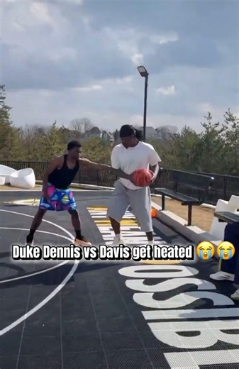 1v1 Duke Dennis vs Davis 😭😭#dukedennis#imdavis#amp