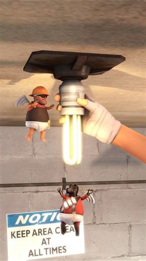Light Bulb Change in TF2 // Team Fortress Funny Animation #tf2 #memes #animation