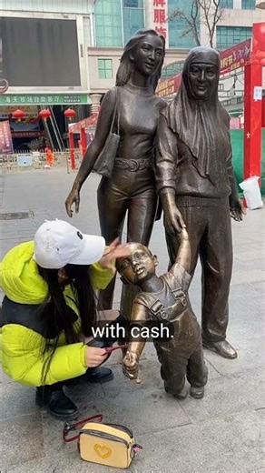 I Tried to Blend in with Realistic Statues 😳 (People Got Confused!) #shorts #viral #prank #funny