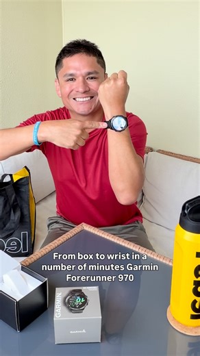 rebel sport on Instagram: "Unboxing the new Garmin Forerunner 570 with @enriques Built tough with 15-day battery, water-resistance, and built-in flashlight — performance meets convenience."