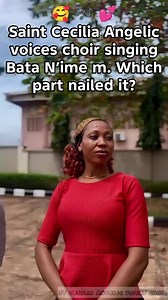 13K views · 366 reactions | 殺   Saint Cecilia Angelic voices choir singing Bata N’ime m. Which part nailed it? Bata N’ime m by Jane frances Ayogu and Kingsley Ezeh. Link to pdf in comment section. #NaijaChoristers #ChoirMusic #gospelchoir #StCeciliaChoir | Naija Choristers | Facebook