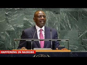 LIVE! PRESIDENT RUTO ADDRESSING THE NATION NOW IN NAIROBI