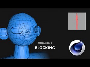3D Cute Character Modeling in Cinema 4D - Part 1 BLOCKING OUT