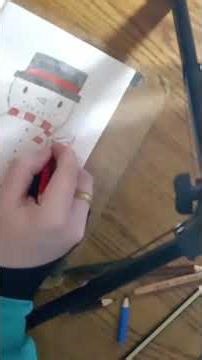 Téli Rajz Kihívás 1.rész Hóember #magyar #rajz #rajzosvidi #karácsony #tél #shorts #hóember