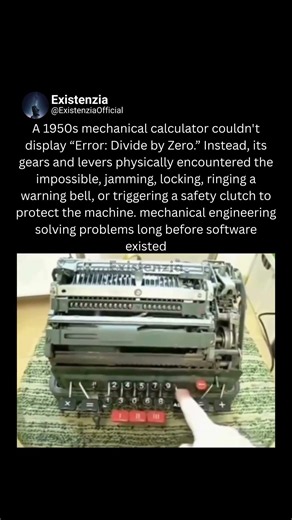 How 1950s Calculators Handled Divide-by-Zero Errors