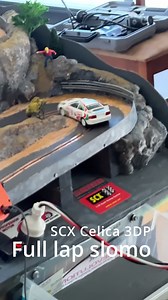 SCX Toyota Celica GT4 rally - another great 3dp chassis build Best lap: 7.985 (10th place) Ninco NC2 motor Kilslot Impresiones chassis Slot.it company page running gear Staffs Slot Cars UK wheels MJK tyres | Mt Stromlo 1/32 hill climb slot car track