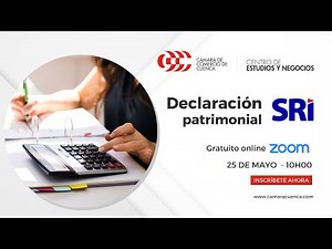 Declaración Patrimonial SRI