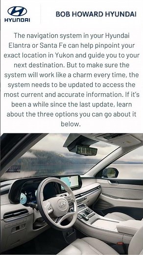 How To Update Hyundai's Navigation System | Bob Howard Hyundai #shorts