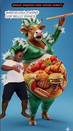 MARVELOUS FUNNY COW BELLY DANCE OFFICIAL MUSIC VIDEO Dancing Cow funny cow dance Cow Song