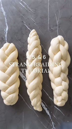 3 beautiful water challahs for Shabbat kodesh 🤍🤍🤍 This really is a fool proof dough recipe. This recipe will yield you all three challahs shown. Please follow the instructions for optimum results. For best results use a mixer but it can be kneaded by hand too. Flour sifter can be found in my amazon storefront, link in my bio. Ingredients: •1 kilo = 7 full cups of all purpose flour (1000 grams) •2 heaping tbsp. of dry active yeast = 24 grams •1 tbsp. of salt = 12 grams •1/2 cup of sugar = 110 