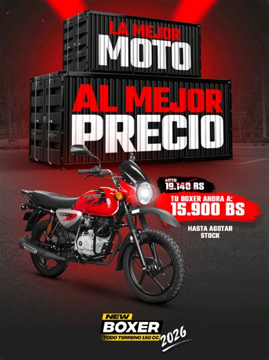 Boxer XUG HD 150 a Precio Inigualable