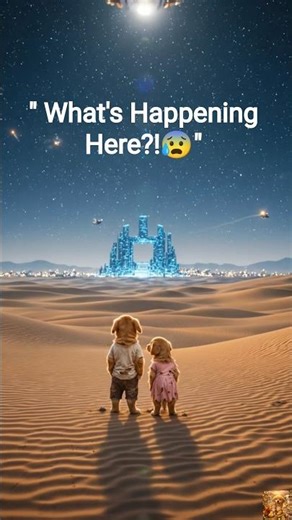 "A Puppy saw something in the desert the World was not Ready for.....Part 2|😰🌍🐶" #shorts #cute #ai