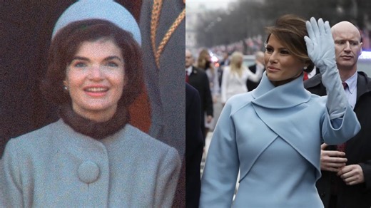 Melania didn't need words - her outfits spoke for her